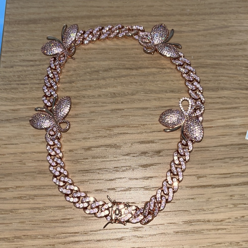 Santo X Santo 12MM Butterfly Rose Gold Chain